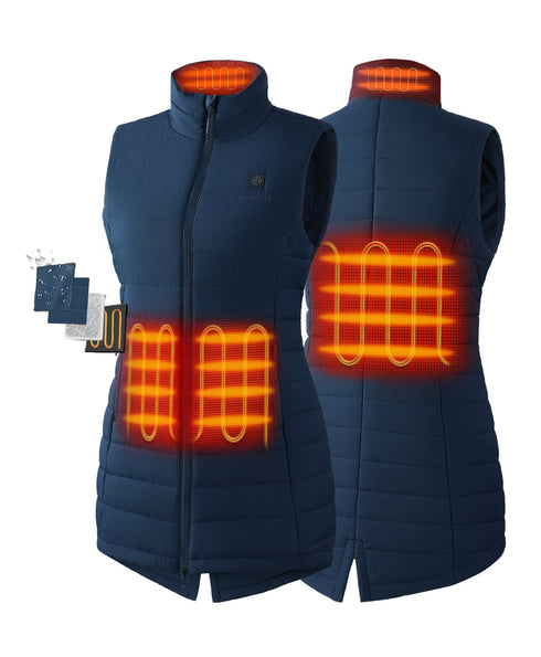 4 Heating Zones: Left & Right Hand Pockets, Mid-Back, Collar view 2