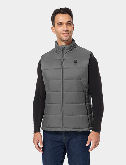 Men's Classic Heated Vest - Earth Gray