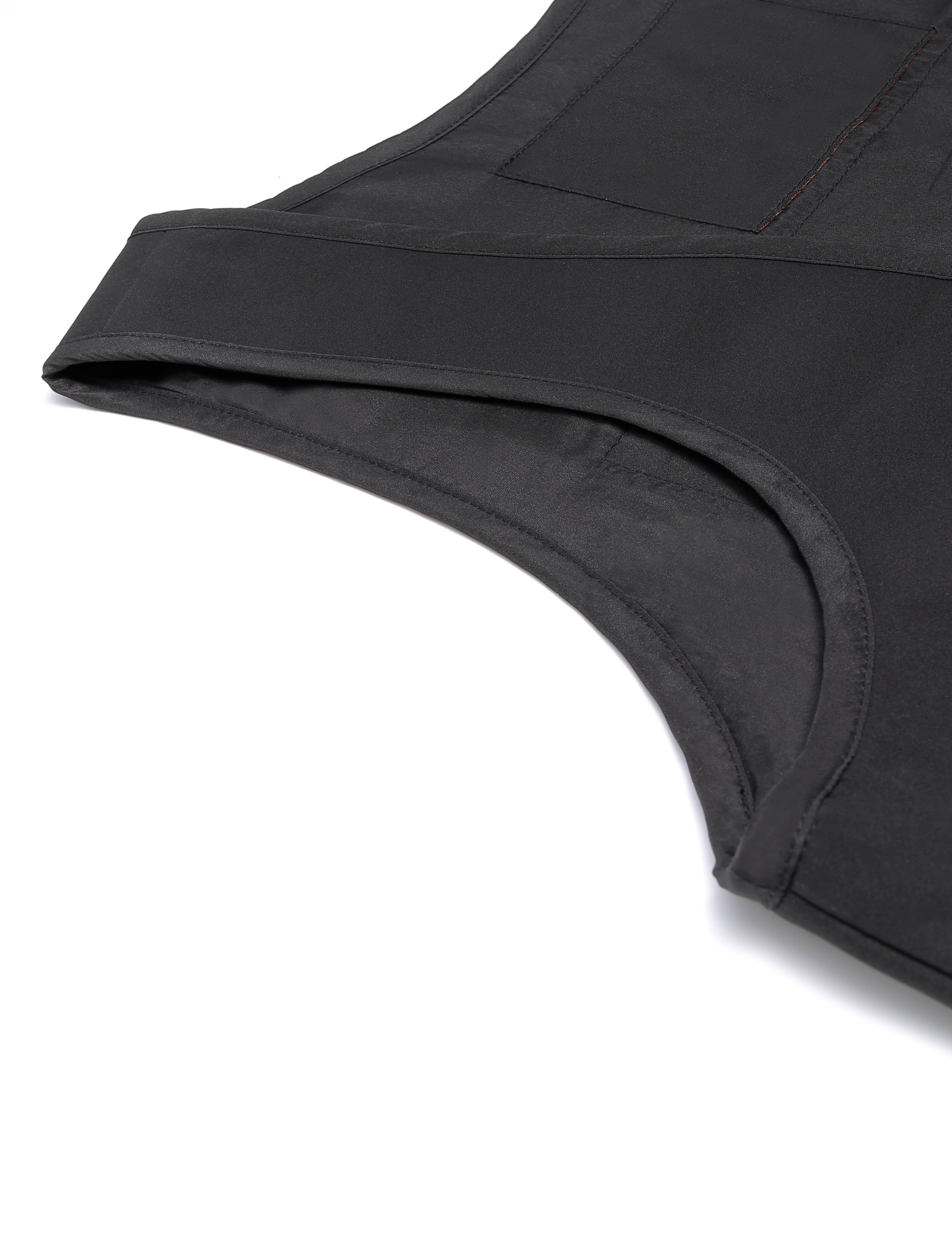 Gilet chauffant réglable unisexe - Noir, Thumbnail 8