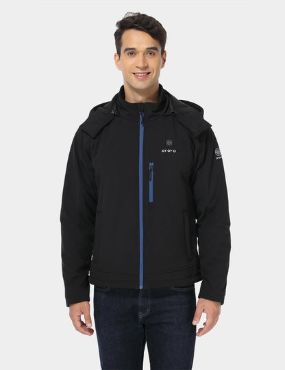 Men's Classic Heated Jacket - Black & Blue