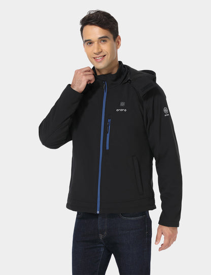 Men's Classic Heated Jacket - Black & Blue