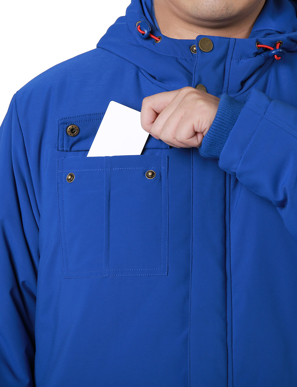 Men's Heated Hooded Jacket, Thumbnail 10