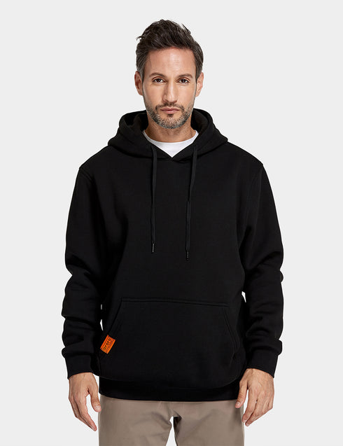 Unisex Heated Pullover Hoodie with Heating on Chest view 1