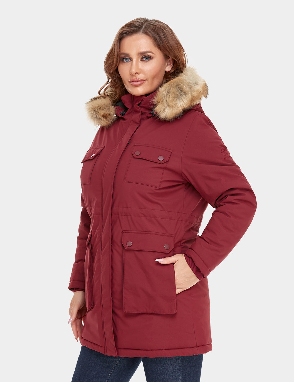 Women's Heated Thermolite? Parka - Red