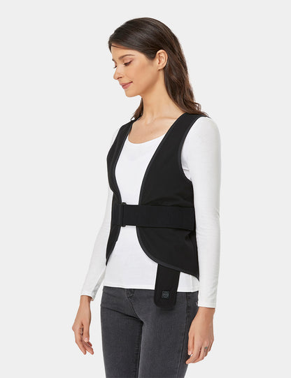 Unisex Adjustable Heated Vest - Black