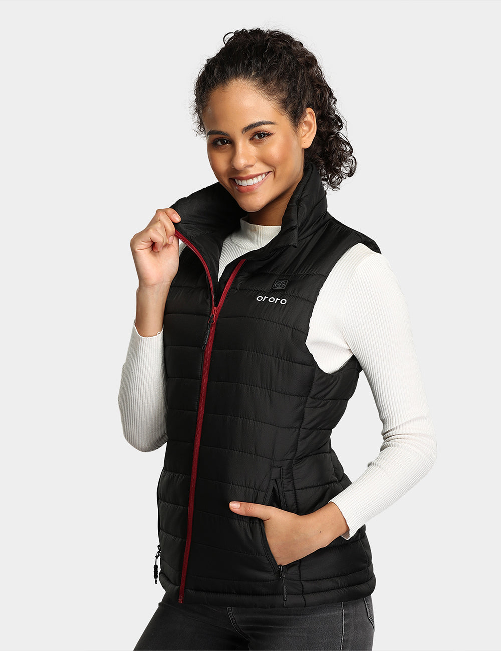 Offre groupée - Veste chauffante classique pour femmes et batterie Mini 5K supplémentaire, Thumbnail 3