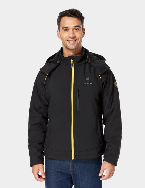 (Open-box) Men's Classic Heated Jacket - Black & Gold view 2