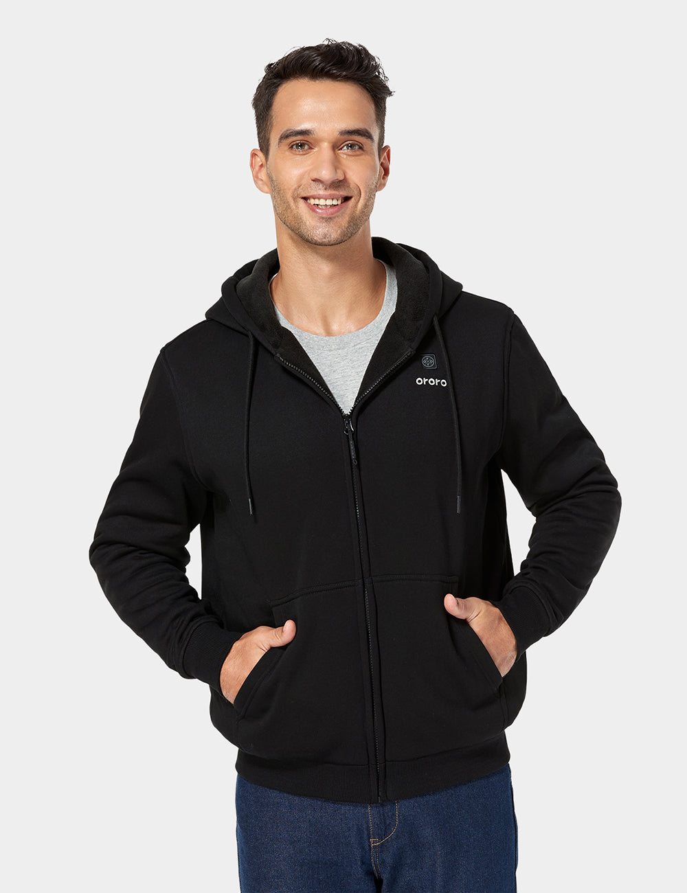 Unisex Heated Fleece Hoodie