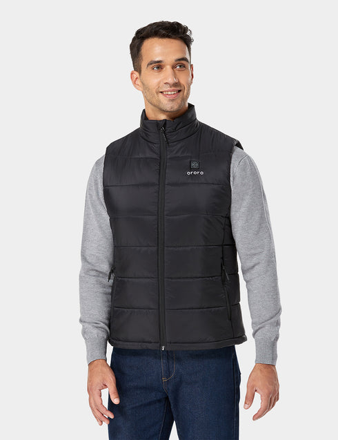 Men's Classic Heated Vest - Black view 1