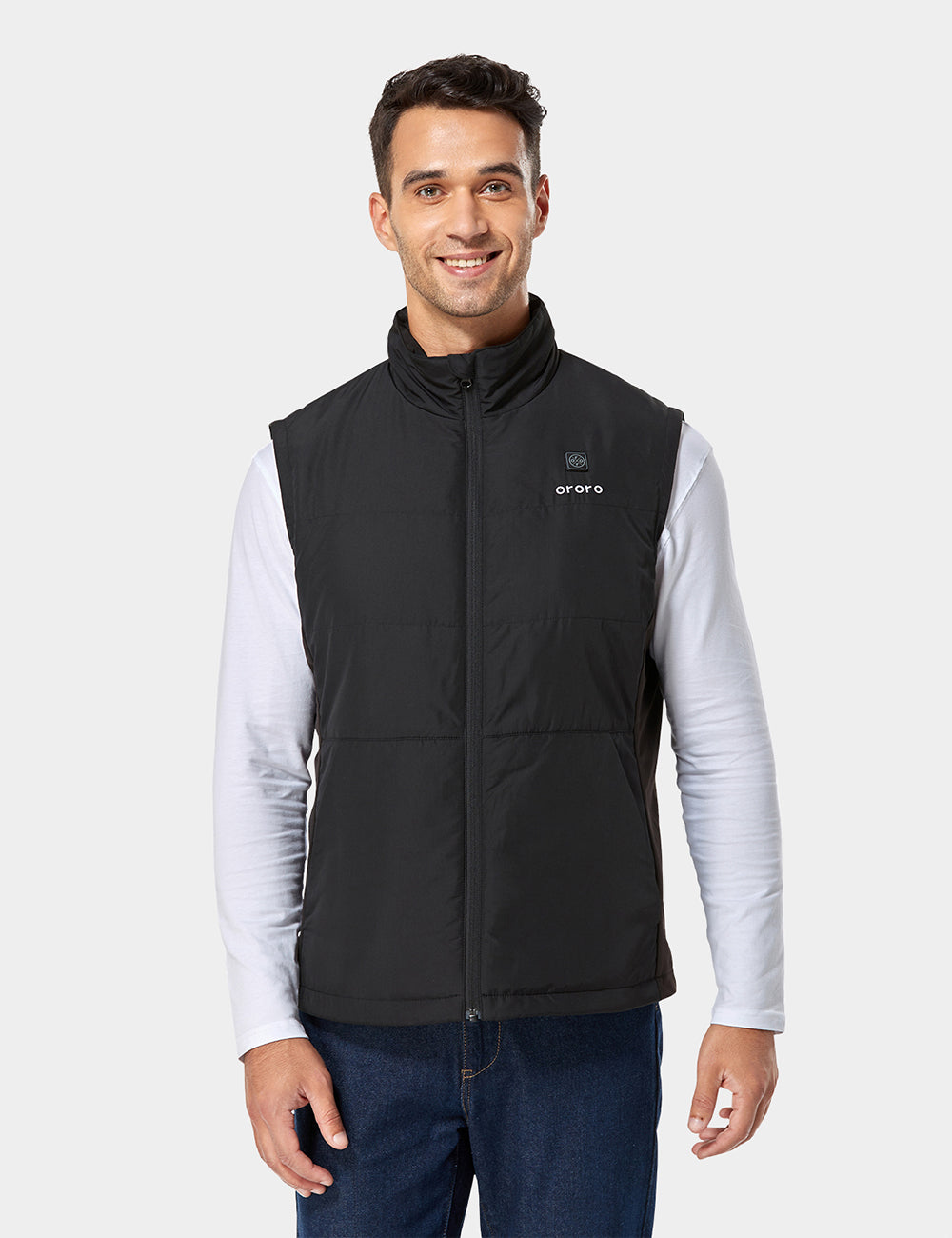 Men's Heated Golf Jacket With Zip-Off Sleeves