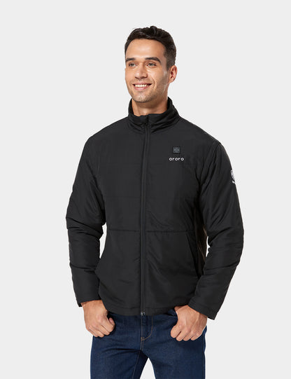 Men's Heated Golf Jacket With Zip-Off Sleeves