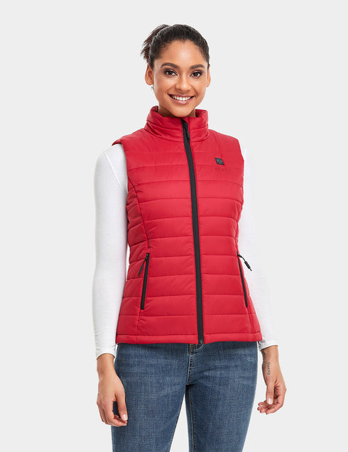 Women's Classic Heated Vest - Red view 1