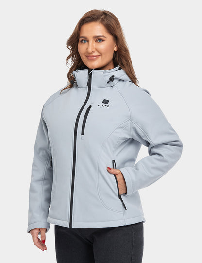 Women's Heated Jacket (4 Heating Zones) - Sharkskin Gray