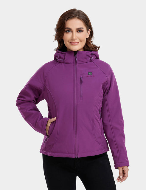 (Open-box) Women's Classic Heated Jacket - Purple view 2