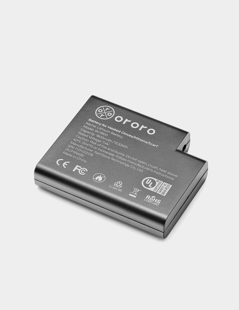 BG1800 Rechargeable Battery for Heated Gloves/Mittens/Scarf 1.0, Thumbnail 2