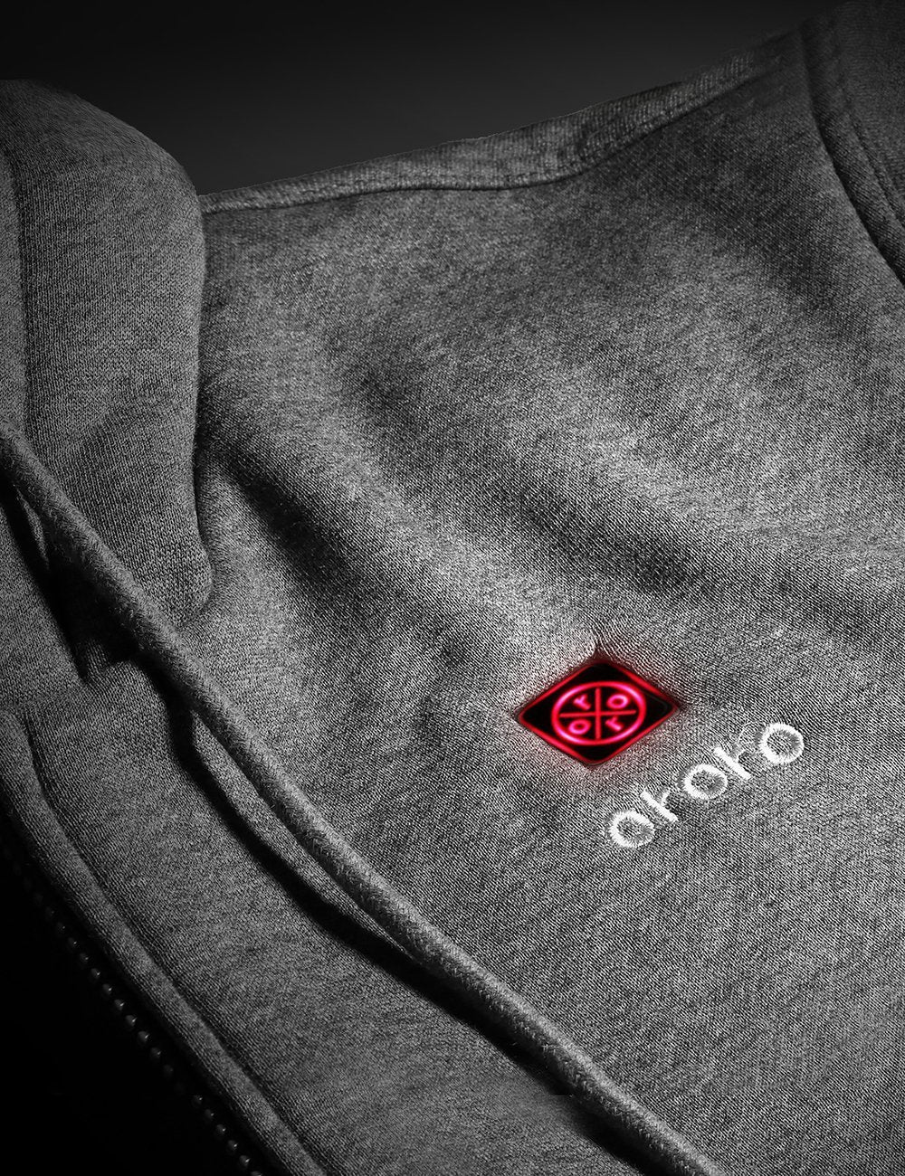 (Open-box) Unisex Heated Fleece Hoodie, Thumbnail 10