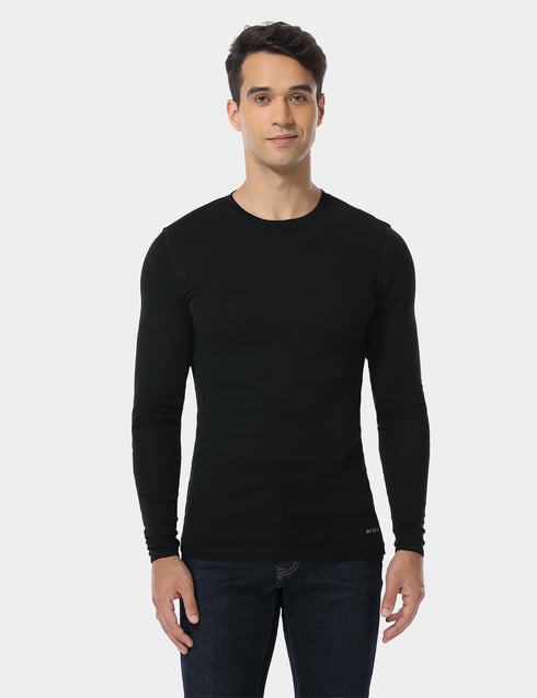 Men's Merino Wool Crew Neck Sweater view 1