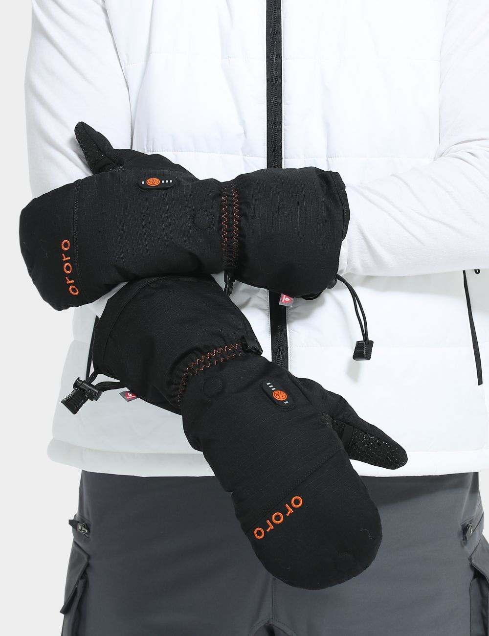 "Fargo" Unisex Heated Flip Top Mittens