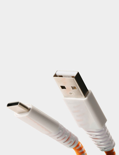 Elastic Braided Type-C Charging Cable